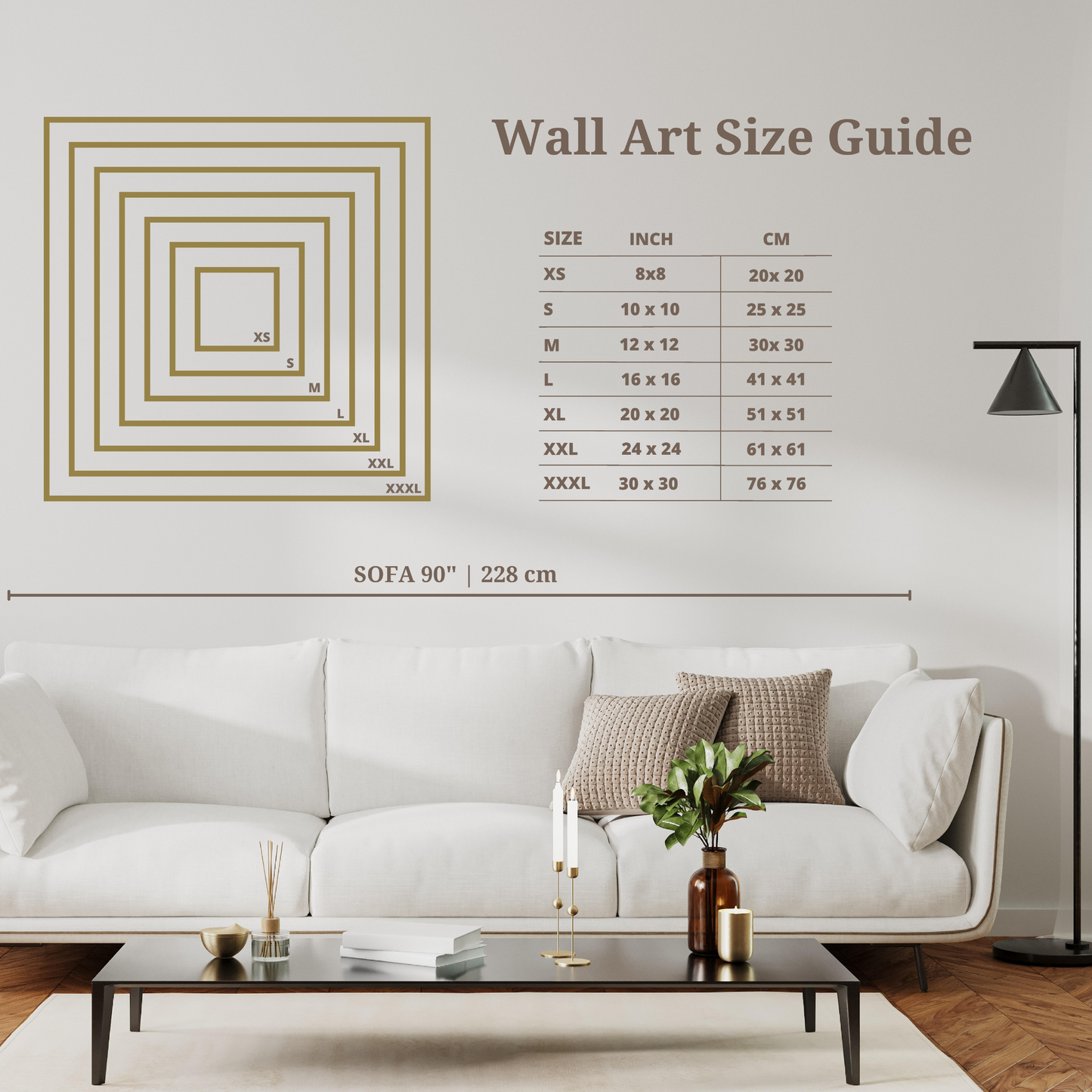 White Dog in a Secret Garden – Whimsical Floral Landscape Art Print Poster